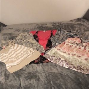 5 tops & sheer cardigan, all for 1 price